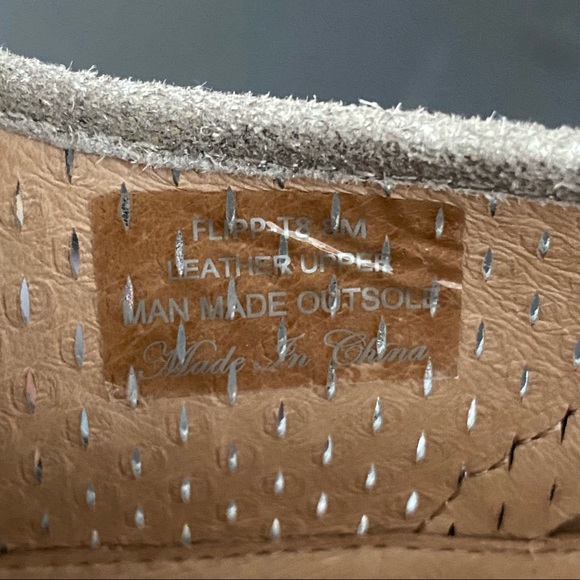 Donald J Pliner Flipp Gray Perforated Low Tip Platform Sneakers Size 8 - Picture 10 of 11